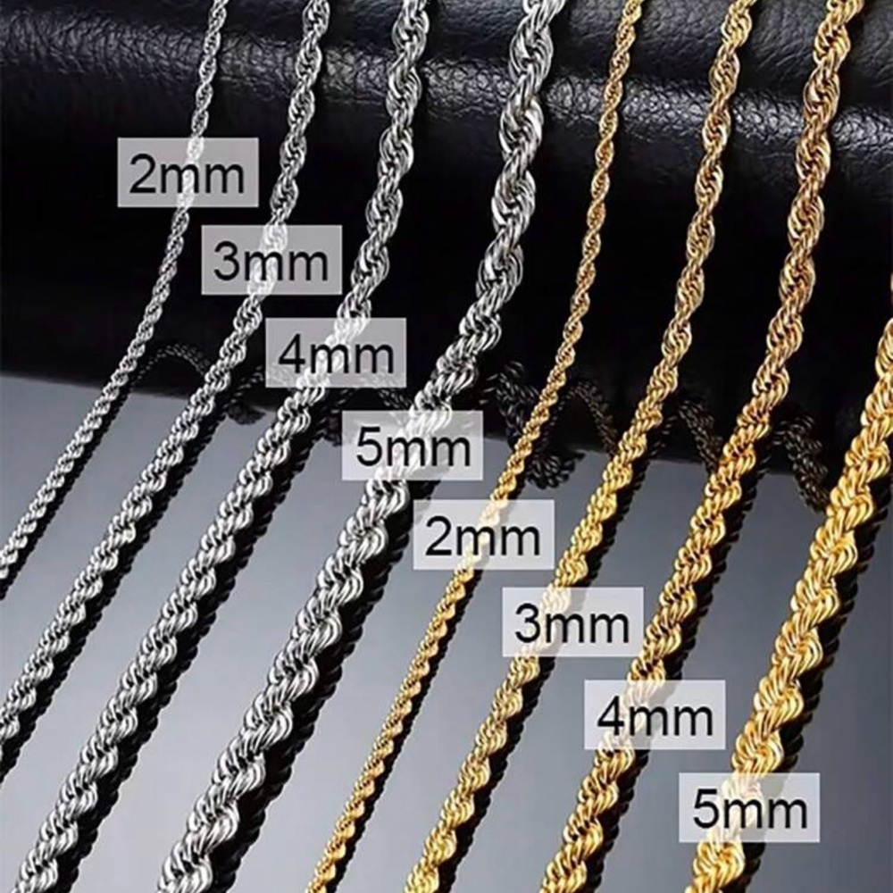 Silver Rope Chain - UNOPENED - Picture 6 of 6